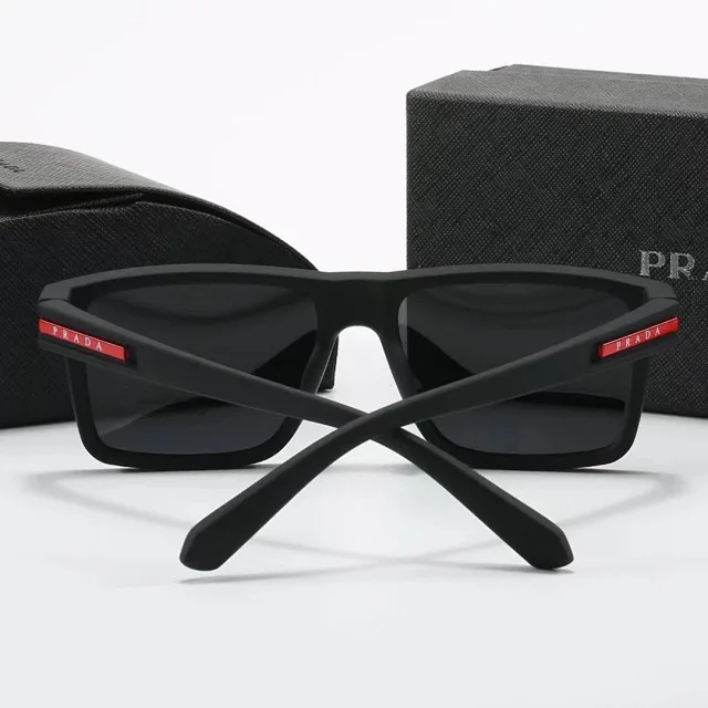 Prada Eyewear 3717 Polarized Square Sunglasses product detail image 6