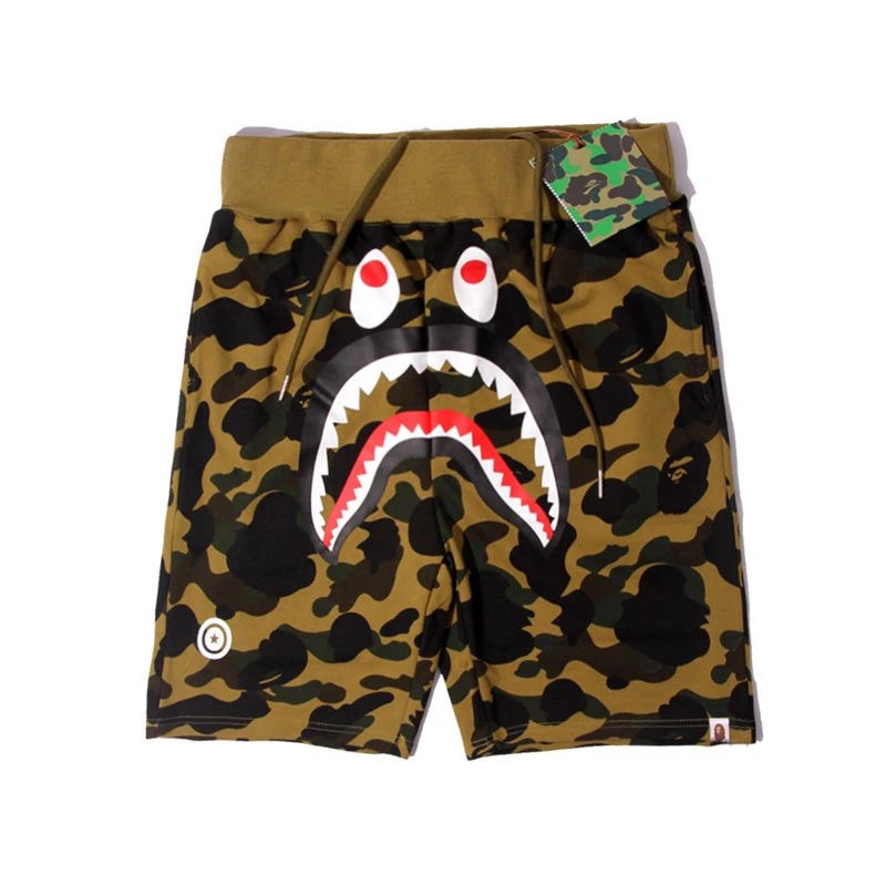 A Bathing Ape Shark Camo Blue Shorts - 17