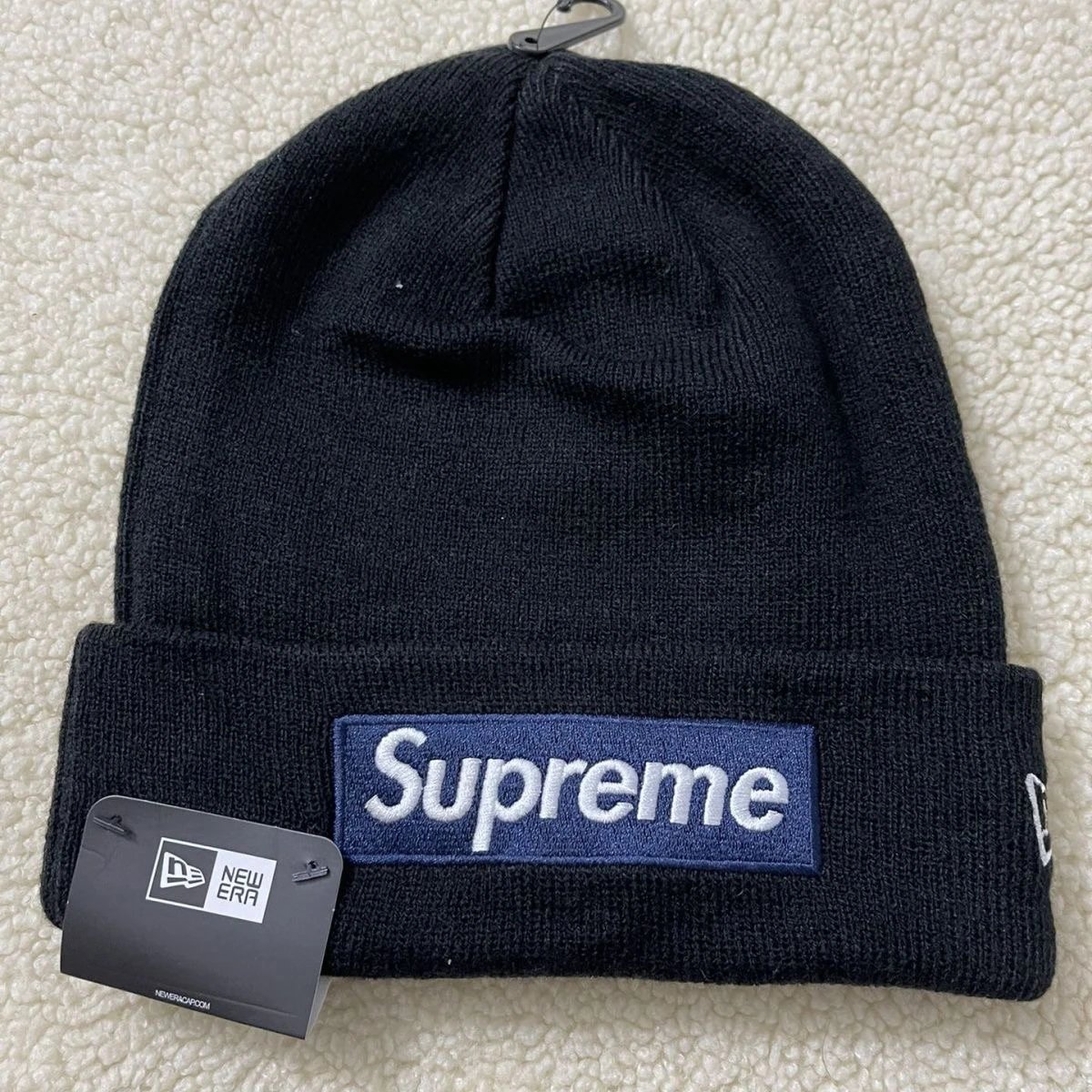 Supreme x New Era Box Logo Beanie Forest Green - 9