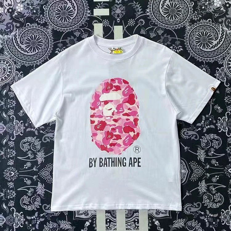 A Bathing Ape Blue Camo Bapesta Logo T-Shirt - 10