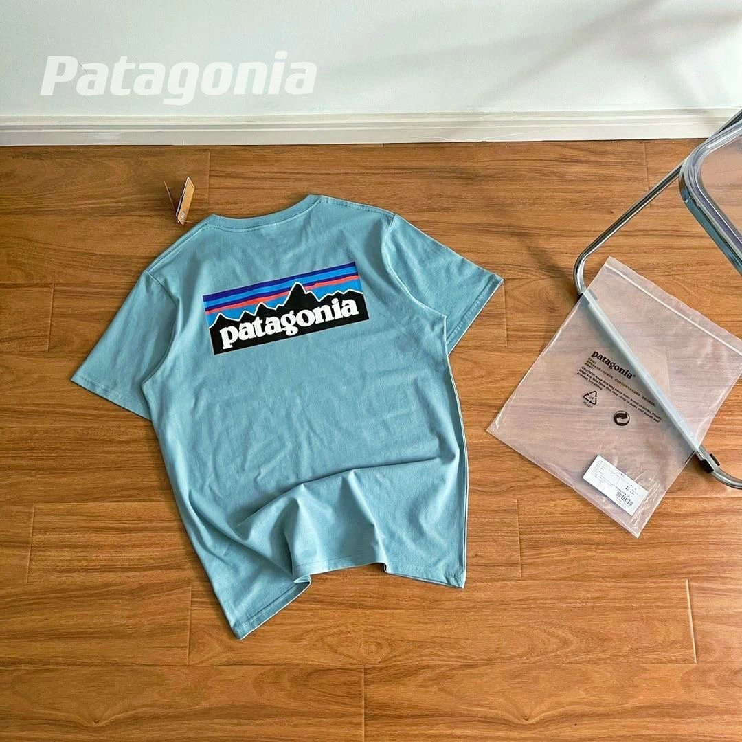 Patagonia P-6 Logo Responsibili-Tee Gray T-Shirt - 9