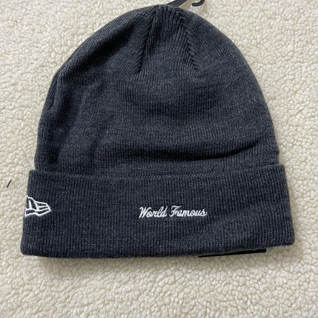Supreme Hats Ribbed Knit Beanie with Embroidered Box Logo product detail image 11