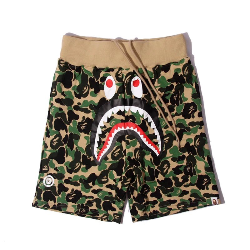 A Bathing Ape Shark Camo Blue Shorts - 13