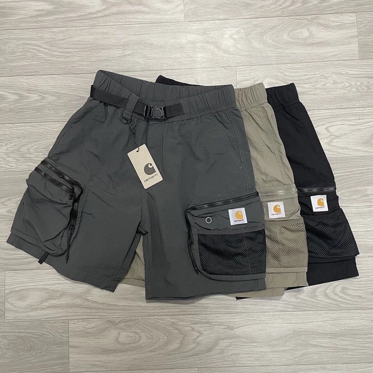Carhartt Cargo Shorts Olive Green Shorts product detail 2 in Litbuy spreadsheet finds
