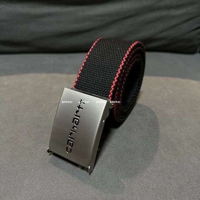 Carhartt Belts Woven web belt with metal clamp buckle product detail image 11