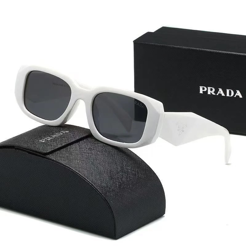 Prada PRADA Linea Rossa White Oversized Square Sunglasses - 5