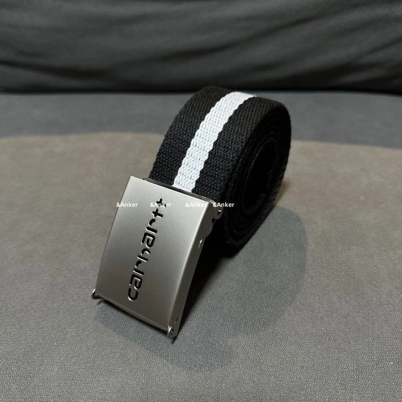 Carhartt Work In Progress Canvas Belt Brown - 10