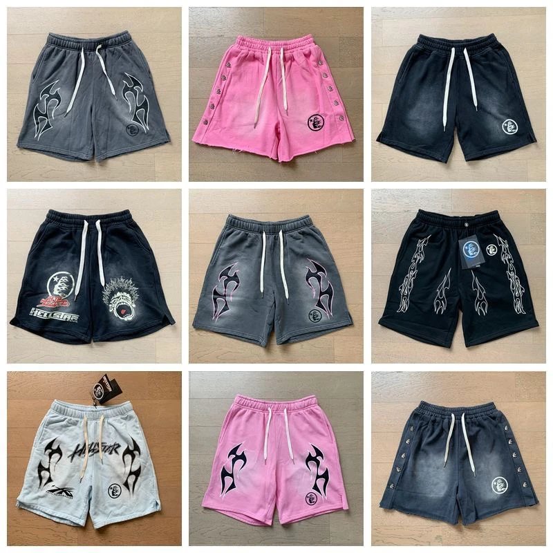 Men's and Women's Washed Vintage Casual Cotton Terry Shorts