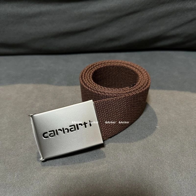 Carhartt Work In Progress Canvas Belt Brown - 13