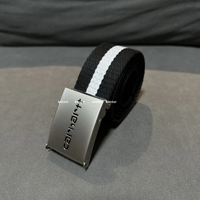 Carhartt Belts Woven web belt with metal clamp buckle product detail image 4