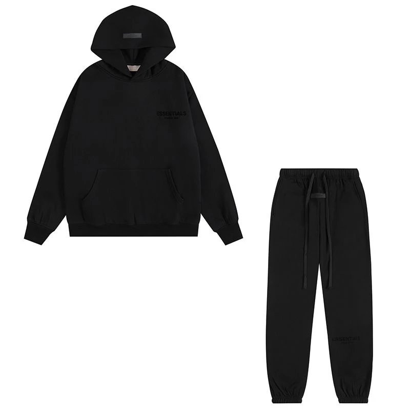 Fear of God Essentials Gray Hoodie and Sweatpants Set - 8