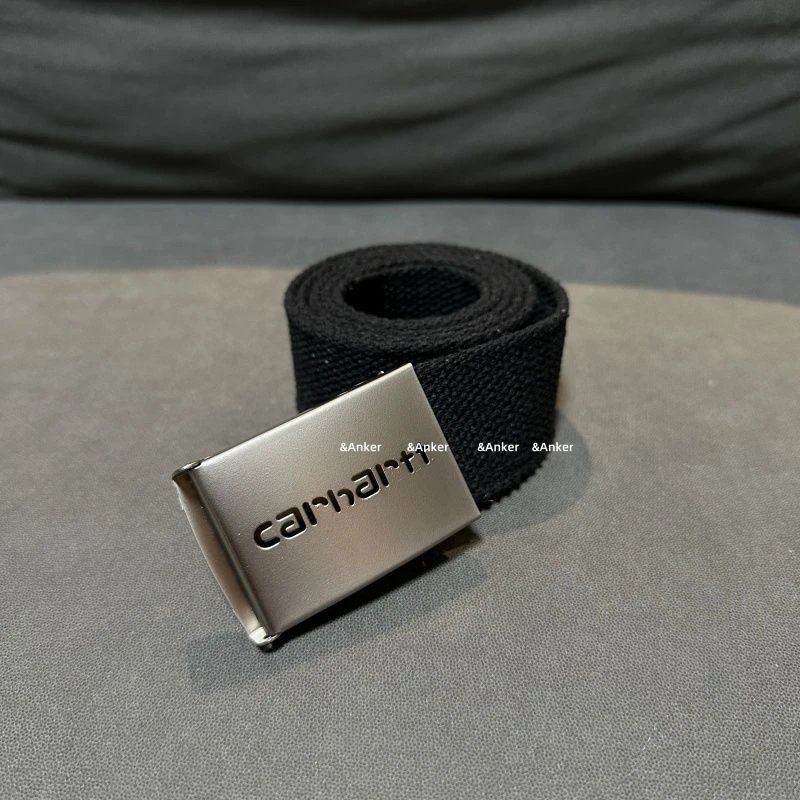 Carhartt Work In Progress Canvas Belt Brown - 8