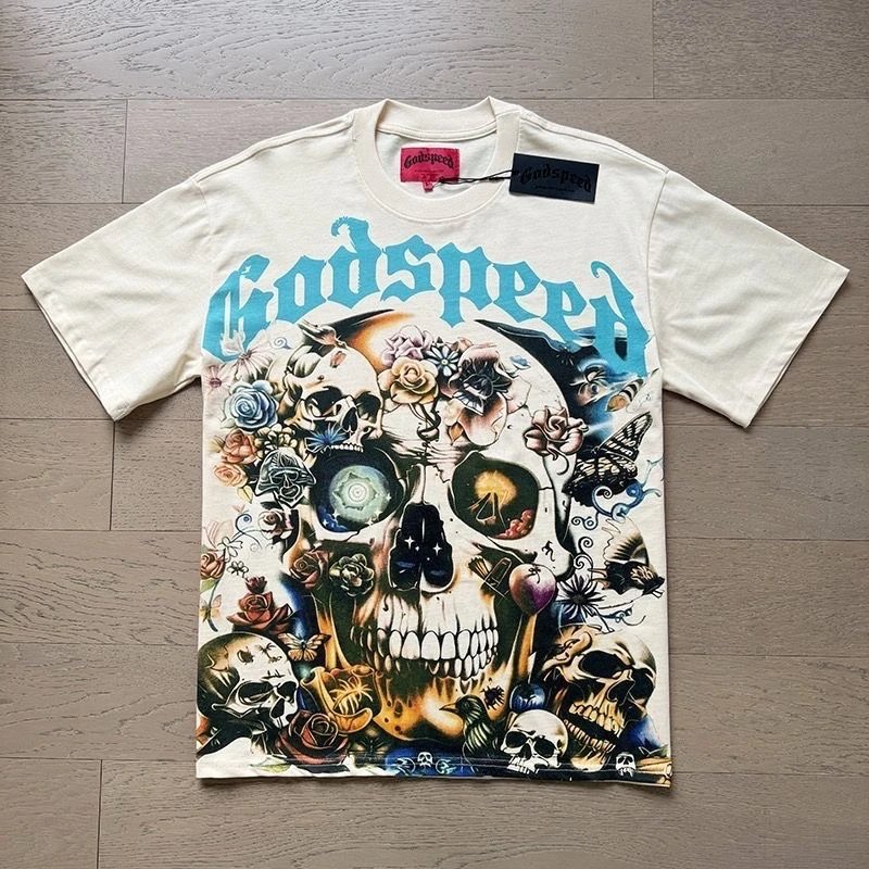 Loose Print Cotton Short Sleeve T-Shirt photo 4