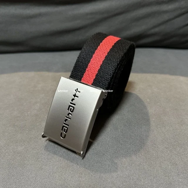 Carhartt Belts Woven web belt with metal clamp buckle product detail image 10