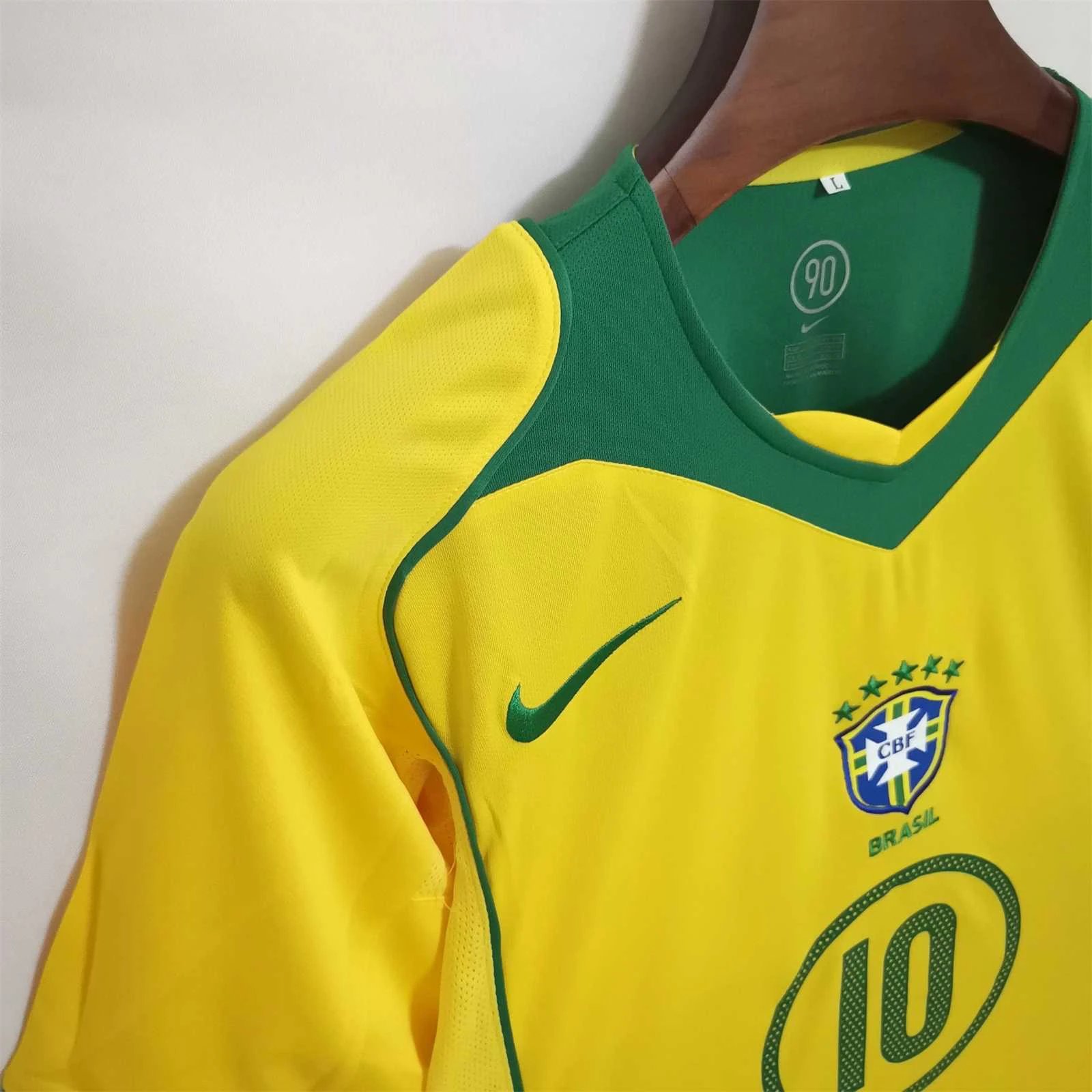 Brazil National Team Inspired Jersey Yellow/Green - 4