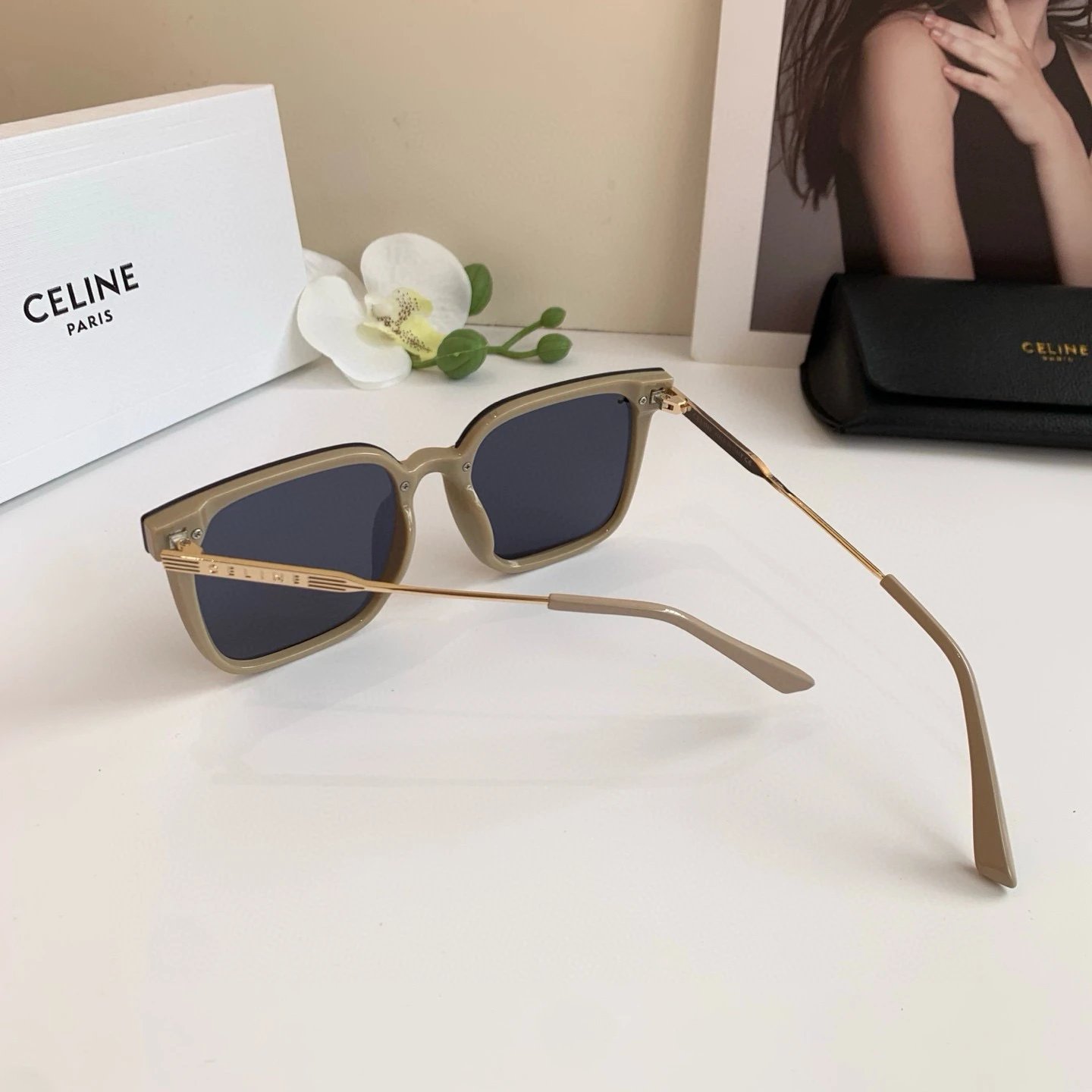 Celine Eyewear Square Sunglasses image 7