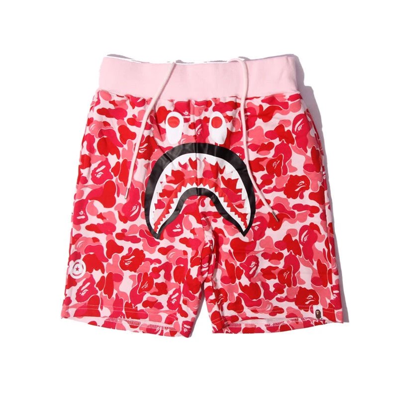A Bathing Ape Shark Camo Blue Shorts - 12