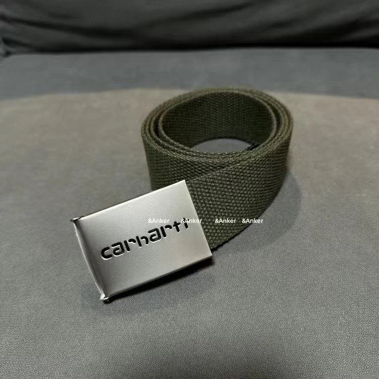 Carhartt Work In Progress Canvas Belt Army Green