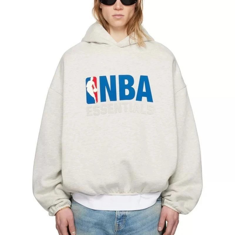 NBA Essentials Hoodie White - 3