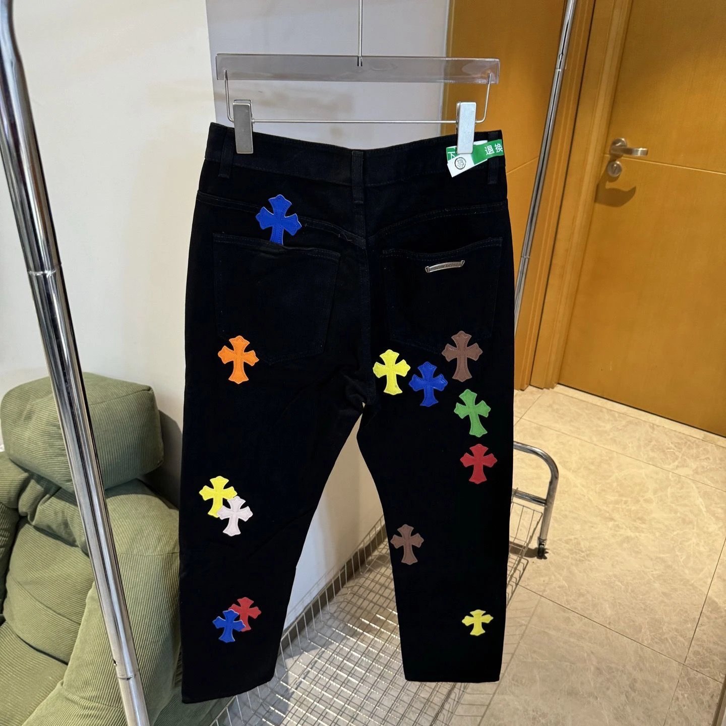Jeans with Cross Design photo 7