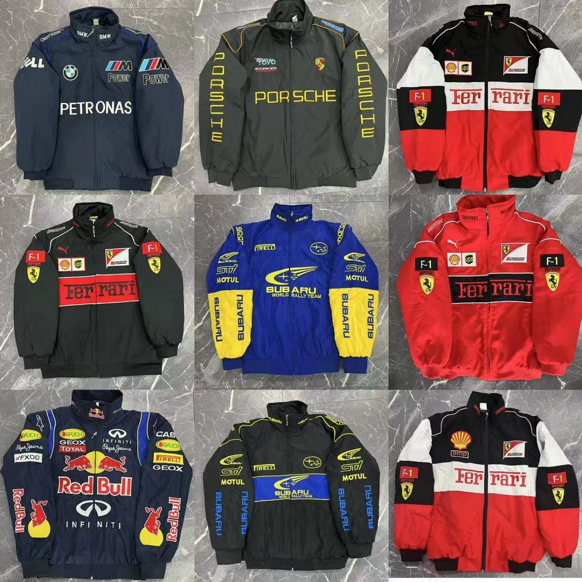 Scuderia Ferrari x Puma F1 Team Jacket Red Outerwear product detail 2 in Litbuy spreadsheet finds
