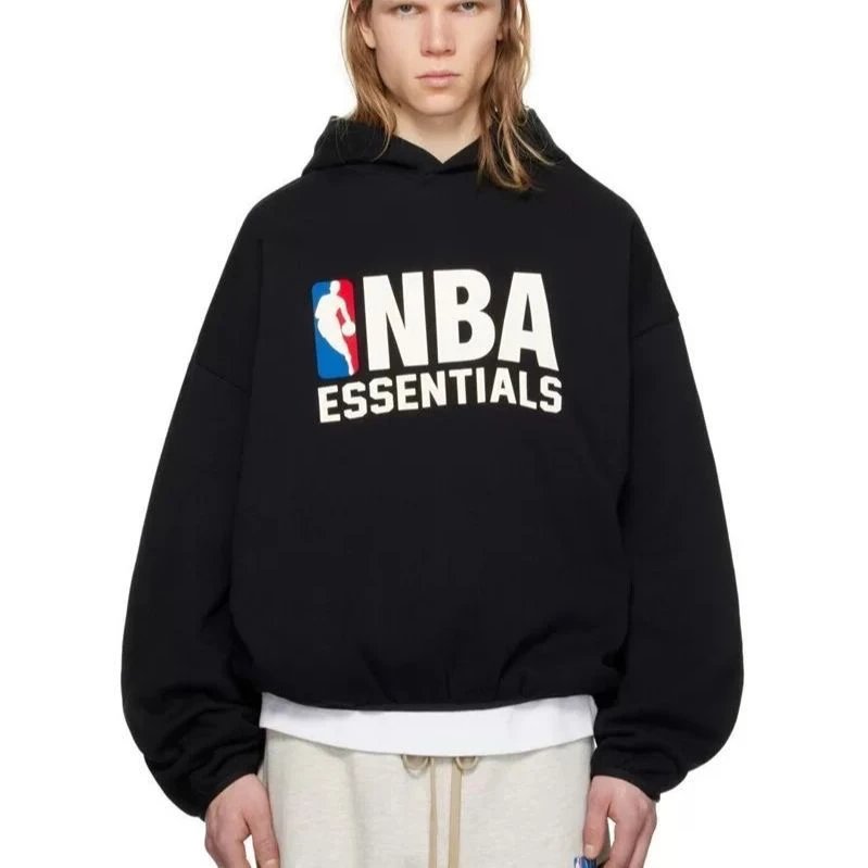NBA Essentials Hoodie White - 4
