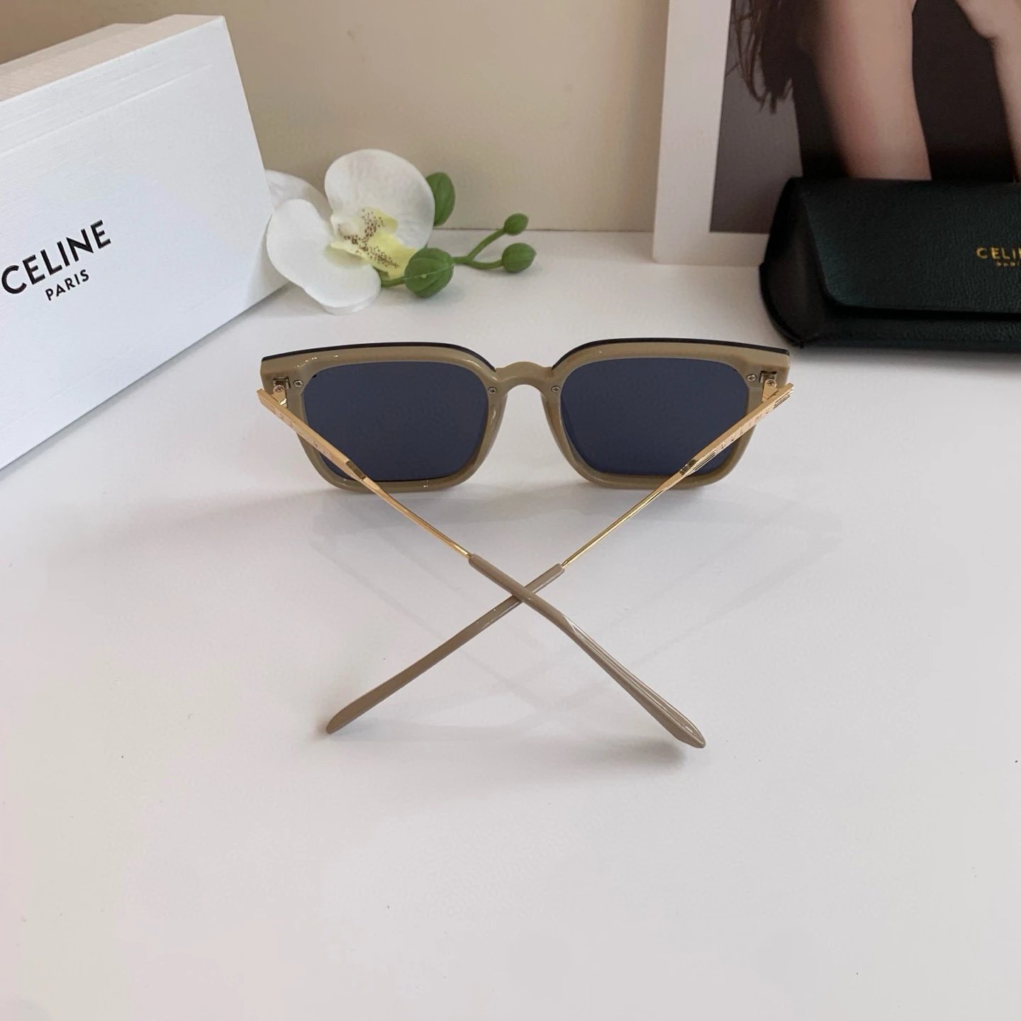 Celine Eyewear Square Sunglasses image 6