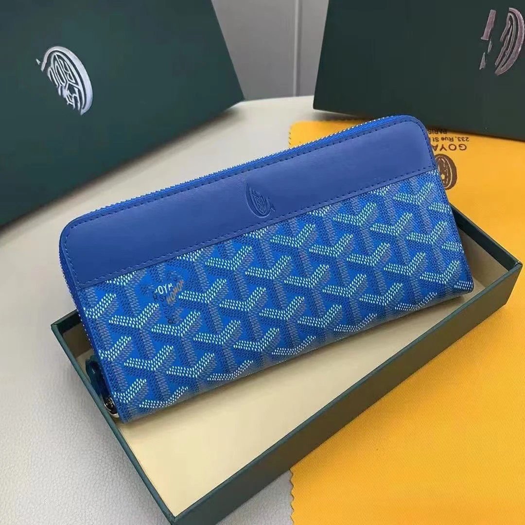 Goyard Saint Louis Long Wallet Yellow and Gold Canvas - 6