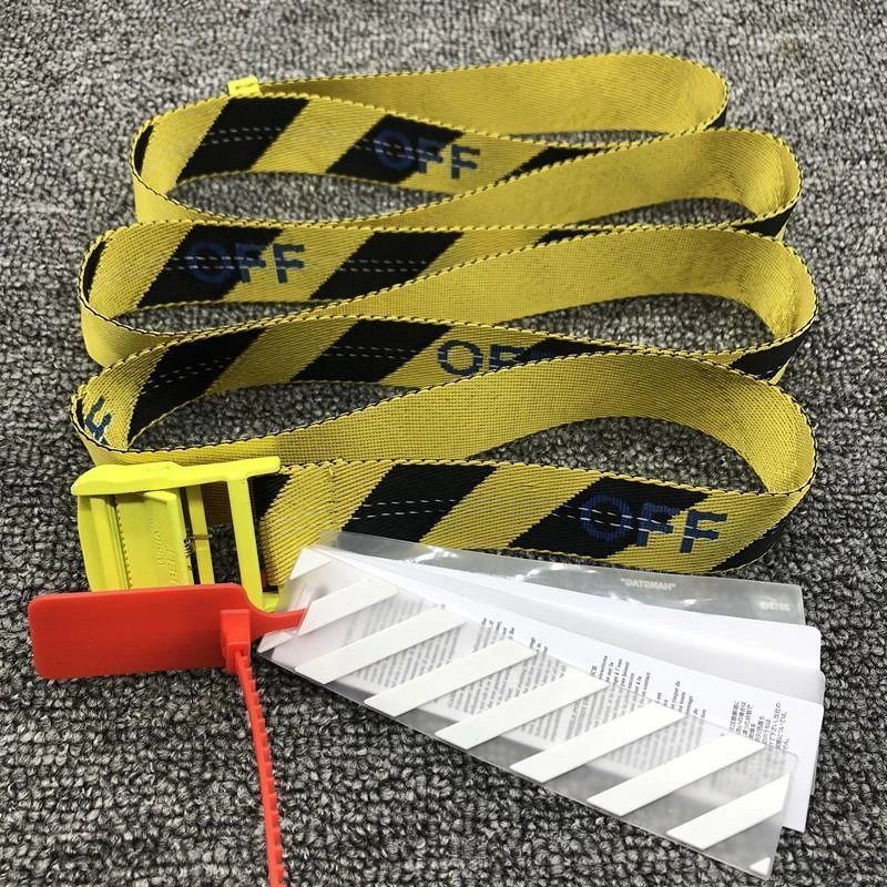 Off-White Industrial Belt Strap Red/White - 8