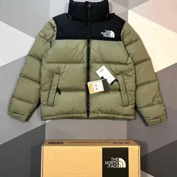The North Face 1996 Retro Nuptse Jacket Army Green/Black Down-Jacket - 1