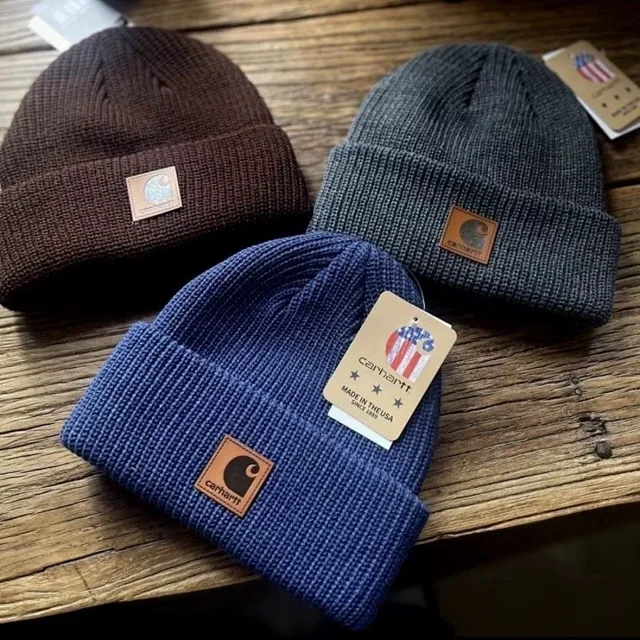 Carhartt Hats Rib-knit cuffed beanie product detail image 3