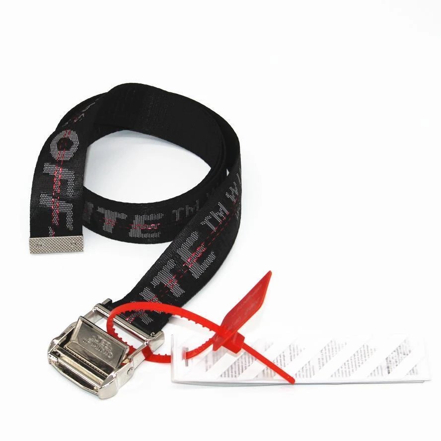 Off-White Industrial Belt Strap Red/White - 11