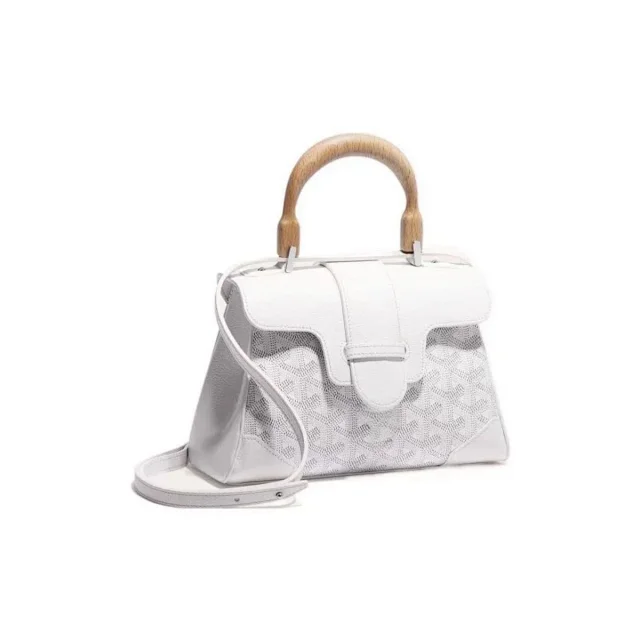 Unbranded Handbags Wooden Top-Handle Monogram Satchel product detail image 12