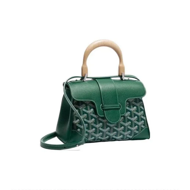 Unbranded Handbags Wooden Top-Handle Monogram Satchel product detail image 6