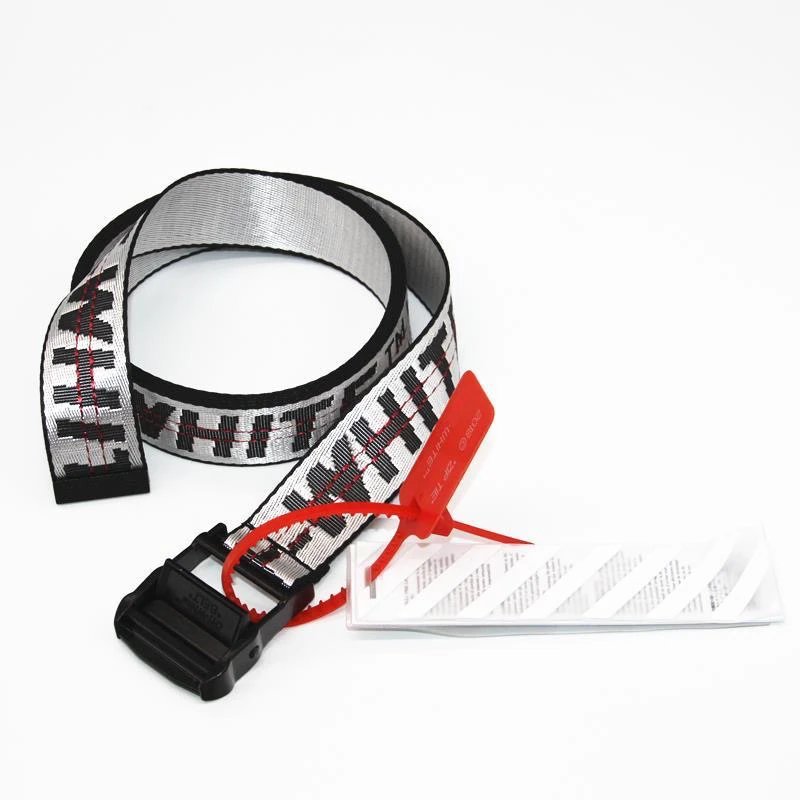 Off-White Industrial Belt Strap Red/White - 13