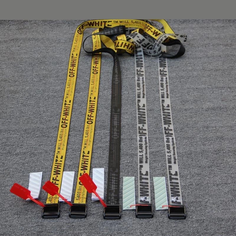 Off-White Industrial Belt Strap Red/White - 7