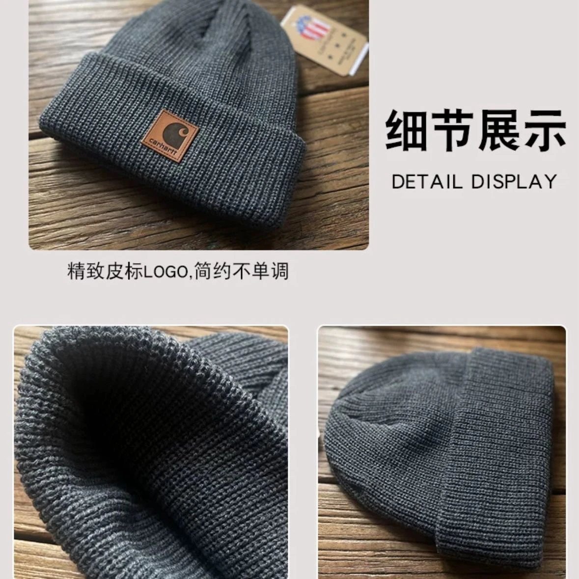 Carhartt Work In Progress Ribbed Beanie Pink - 10