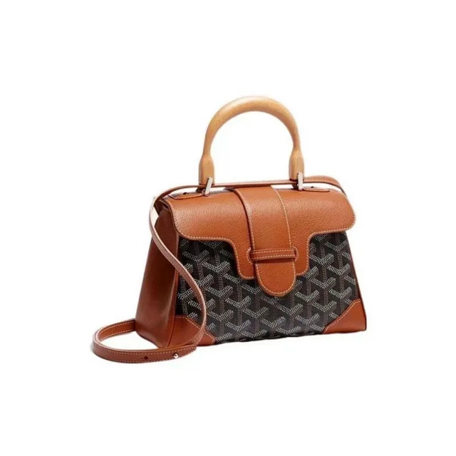 Unbranded Handbags Wooden Top-Handle Monogram Satchel product detail image 15
