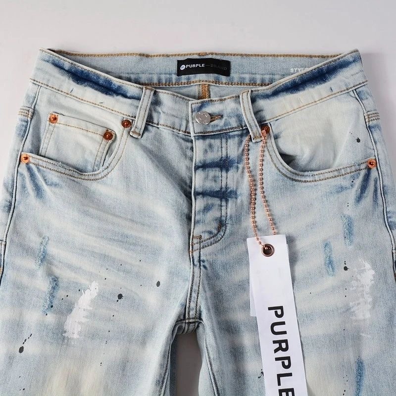 Gallery Dept. Distressed Paint-Splatter Slim Fit Jeans - 10