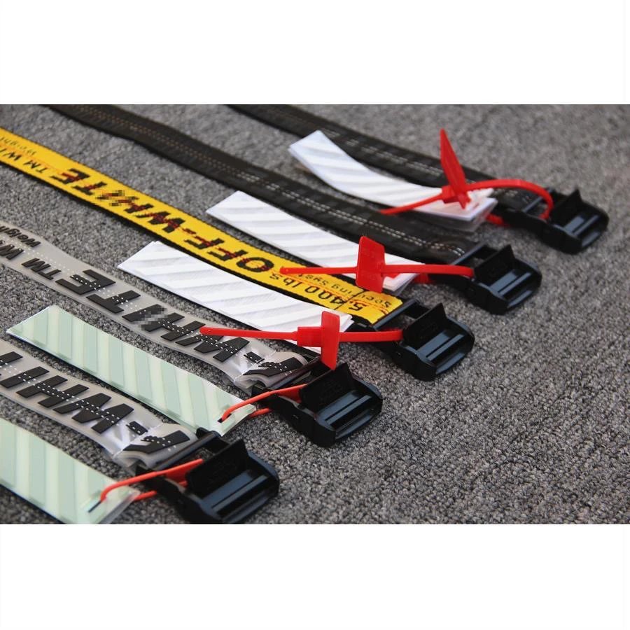 Off-White Industrial Belt Strap Red/White - 4