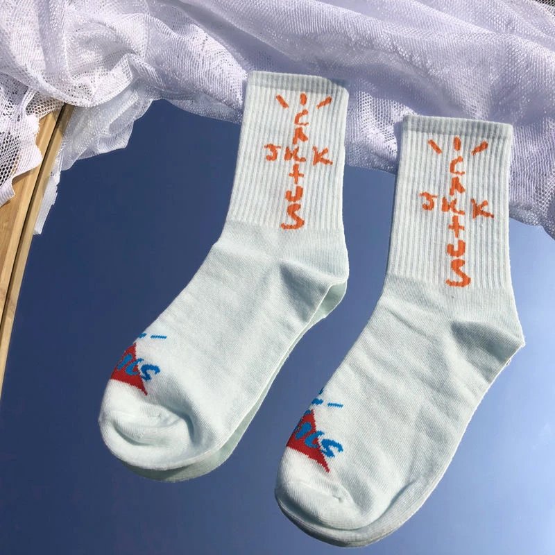 Travis Scott x Nike Cactus Jack Socks Olive and Mint - 9