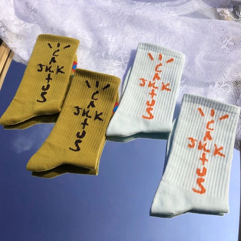 Travis Scott x Nike Cactus Jack Socks Olive and Mint - 5