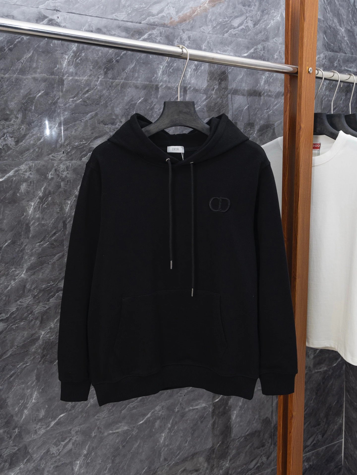 Classic Letter Embroidery Hoodie