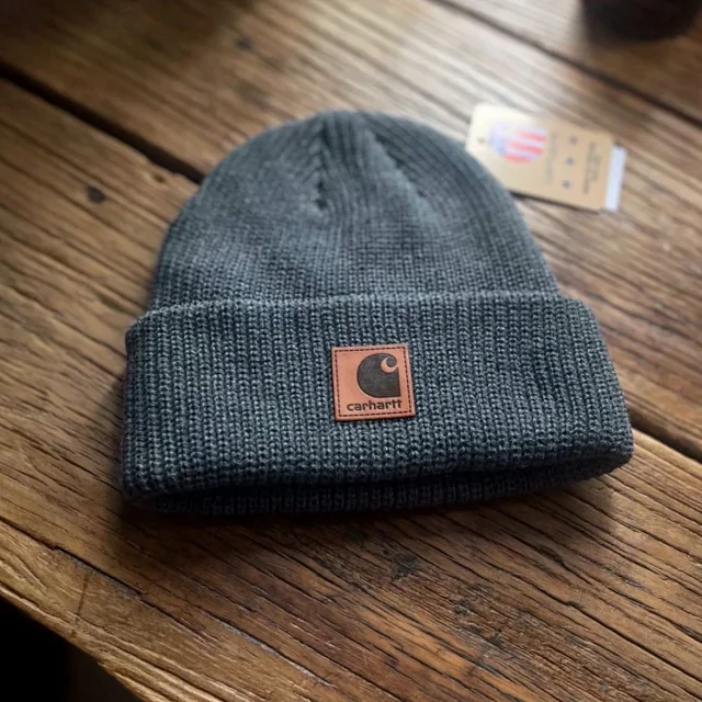 Carhartt Hats Rib-knit cuffed beanie product detail image 4