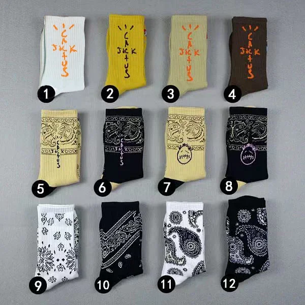 Cactus Jack Socks Paisley Pattern Crew product detail image 2