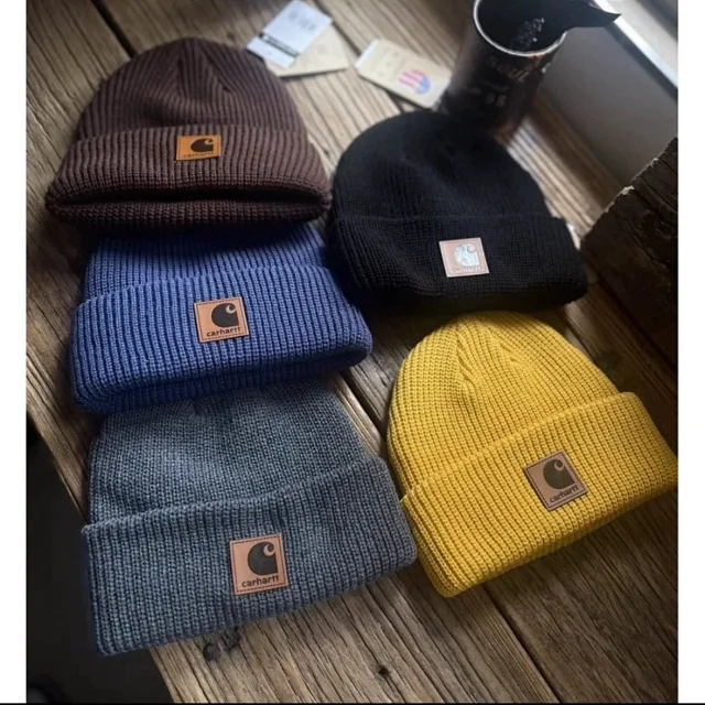 Carhartt Hats Rib-knit cuffed beanie product detail image 2