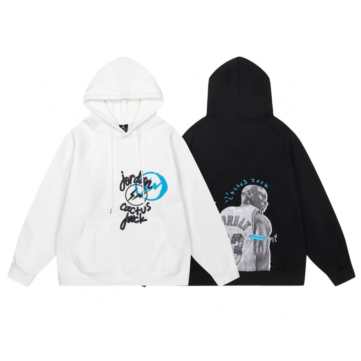 Air Jordan Lightning Bolt Hoodie Black - 12
