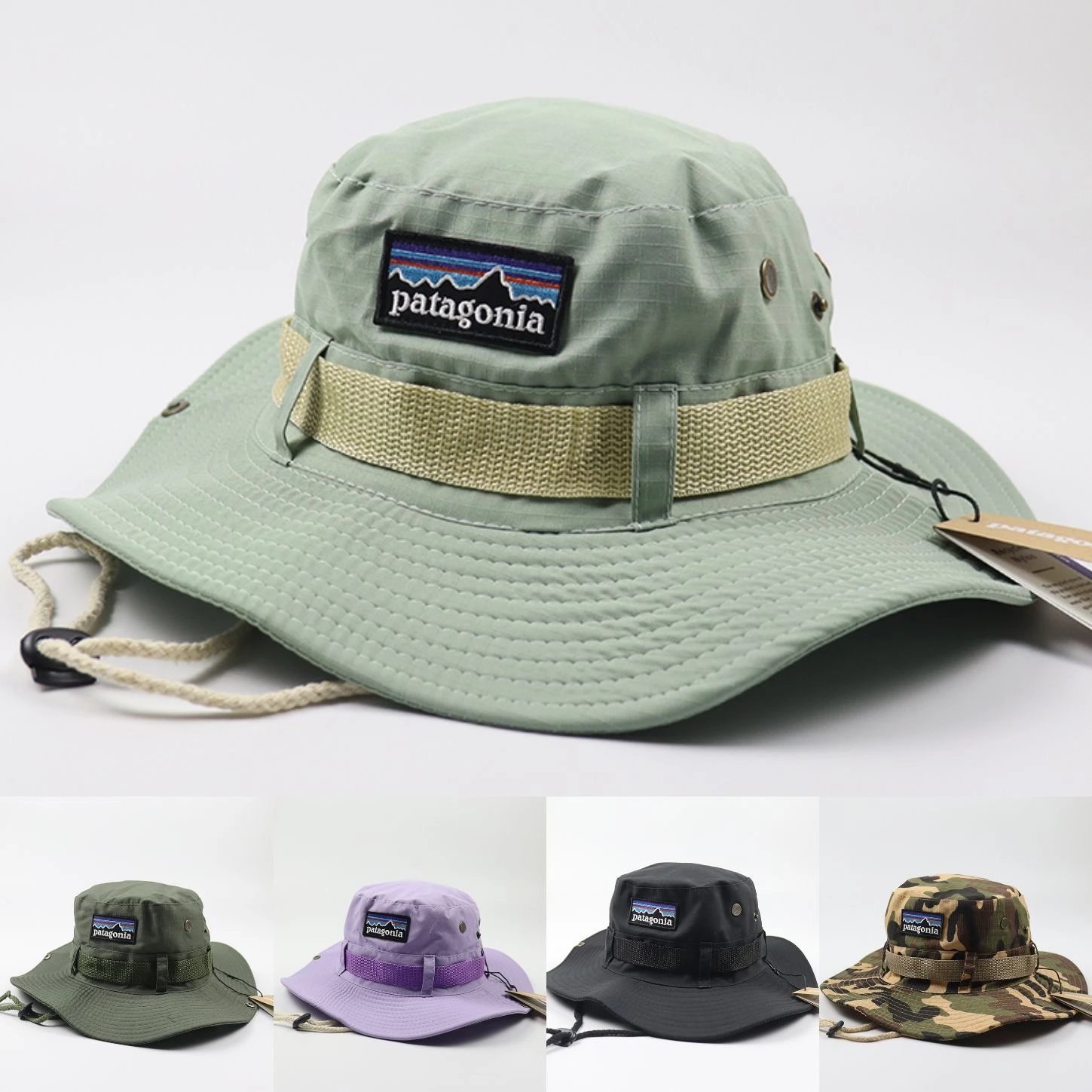 Bucket Hat Outdoor Hiking Mountaineering Fishing Sun Hat Wide Brim-MLMLSPTS0606