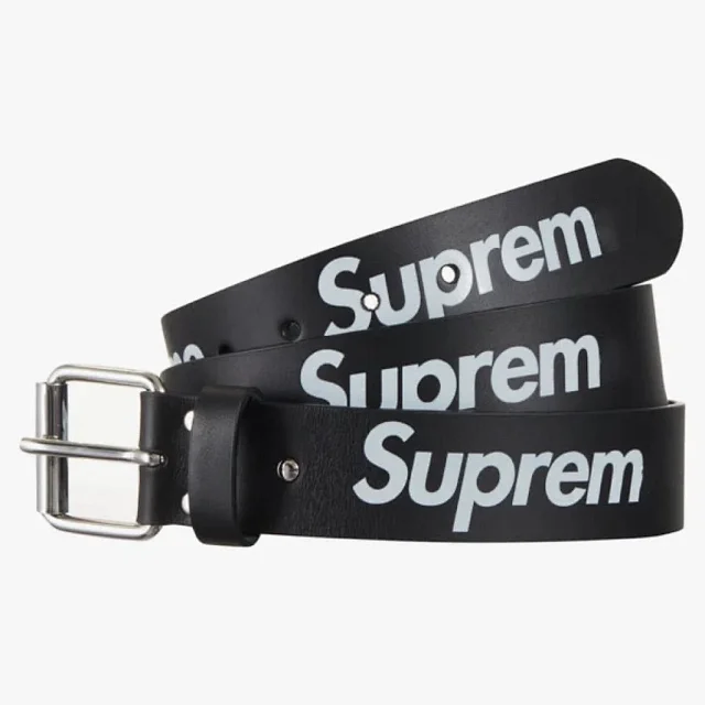 Suprem Belts Logo Print Buckle Belt product detail image 2