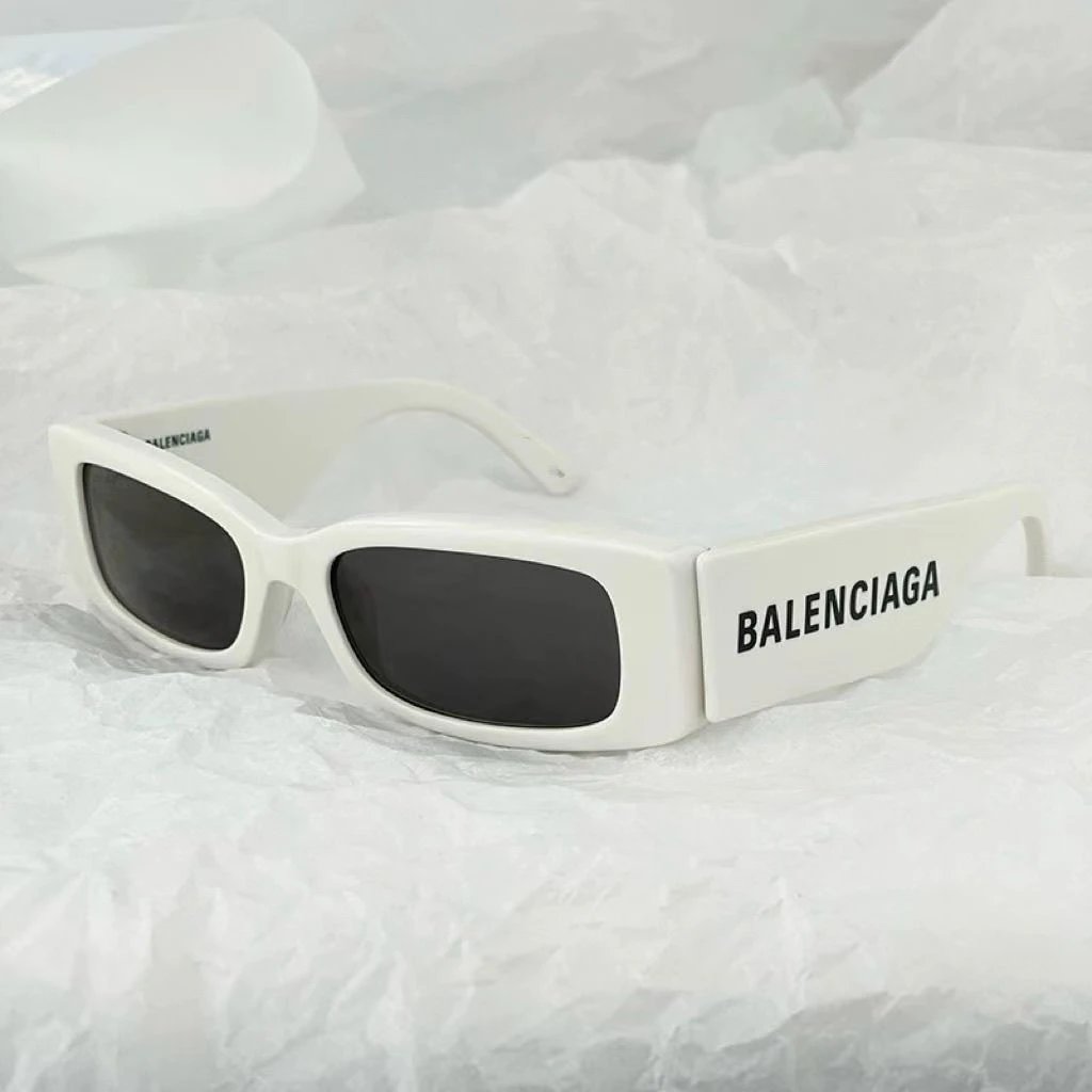 Balenciaga Square Logo Sunglasses Gray - 6
